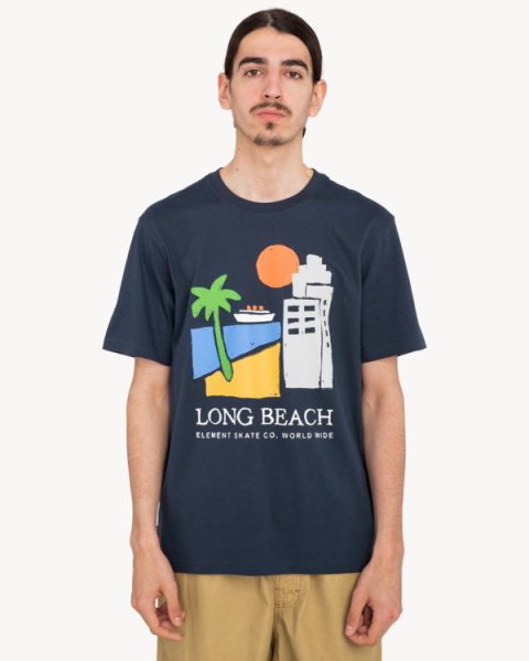 Футболка LONG BEACH (Мужской; L (50); eclipse navy)